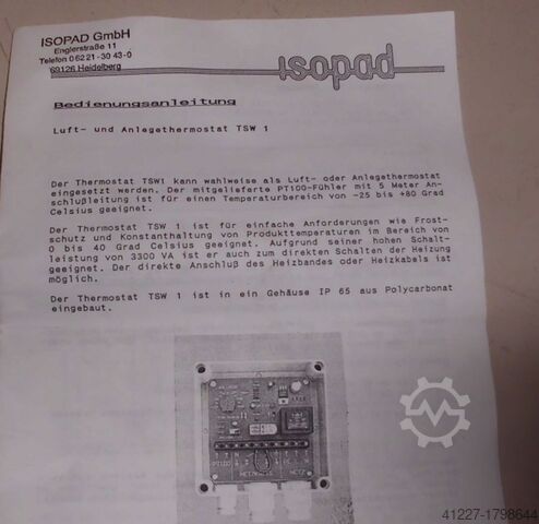 Thermostate Isopad TSW 1