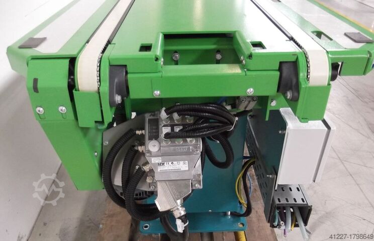 Conveyor belt with rotating unit Grenzebach ZFT