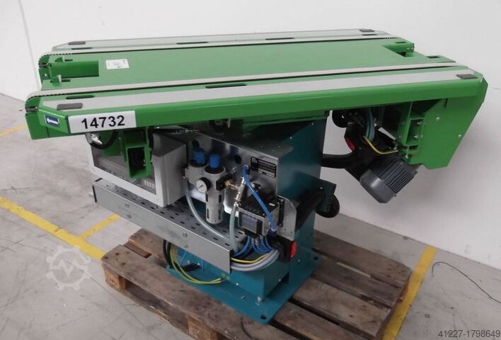 Conveyor belt with rotating unit Grenzebach ZFT