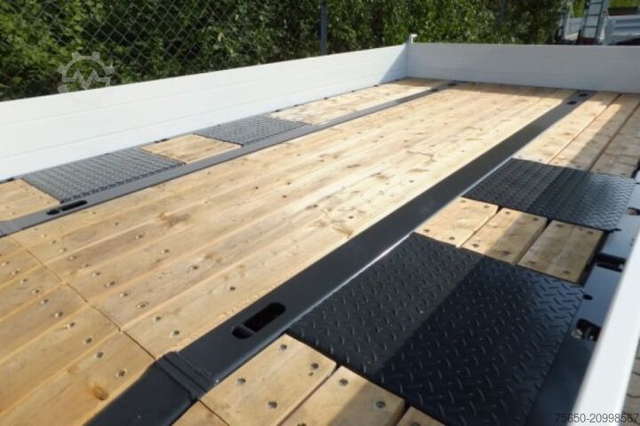 Low loader trailer Möslein TTT 11- 6,28 Weiß  Neuer Tandemtieflader