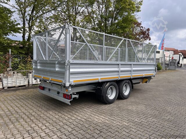 Kippanhänger Möslein TTD 14  5,70 m  14 t Tandem- Kipper Tieflader 5,70 m lang, Breite Reifen-- Neufahrzeug --