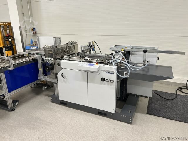 Rill- und Falzmaschine Heidelberg Stahlfolder + Popp Maschinenbau SRT + MWS