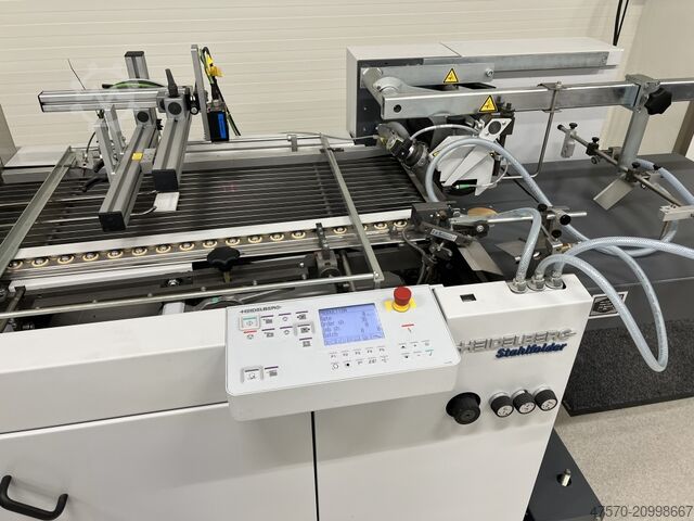 Rill- und Falzmaschine Heidelberg Stahlfolder + Popp Maschinenbau SRT + MWS