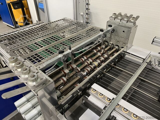 Rill- und Falzmaschine Heidelberg Stahlfolder + Popp Maschinenbau SRT + MWS