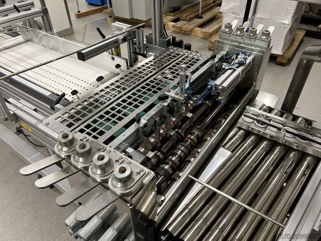 Rill- und Falzmaschine Heidelberg Stahlfolder + Popp Maschinenbau SRT + MWS