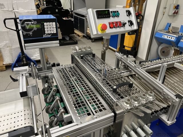 Rill- und Falzmaschine Heidelberg Stahlfolder + Popp Maschinenbau SRT + MWS