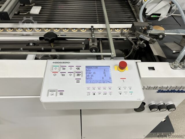 Rill- und Falzmaschine Heidelberg Stahlfolder + Popp Maschinenbau SRT + MWS