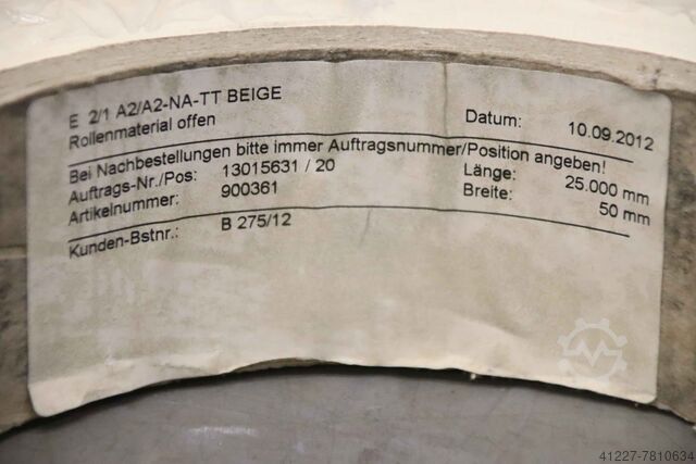 Förderbandgurt Breite 50 mm Forbo Siegling E 2/1 A2/A2-NA-TT Beige