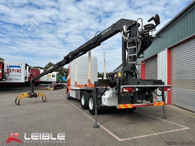 Truck mounted crane SCANIA R 580 6x4 HNB*Kurzholz*Kesla Kran*EXTE Rungen*