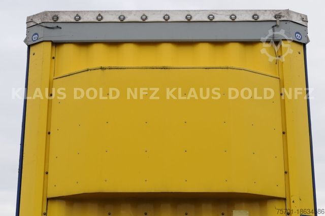 Open semitrailer with tarp KRONE SD Pritsche Plane Edscha Liftachse