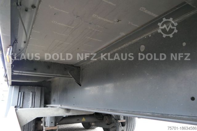 Open semitrailer with tarp KRONE SD Pritsche Plane Edscha Liftachse
