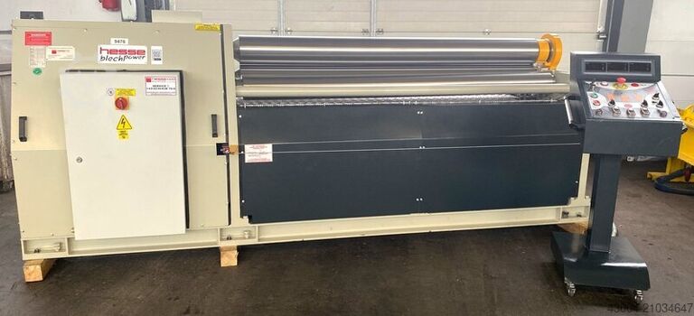 Blechrundbiegemaschine - 4 Walzen HESSE by ISITAN 4R HMS 2050x130