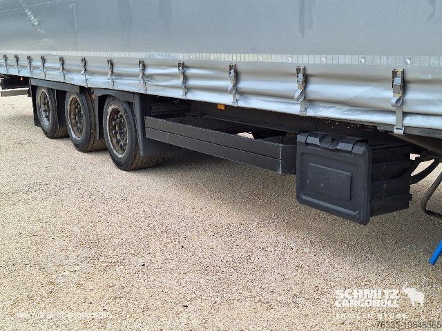 Open semitrailer with tarp Schmitz Cargobull Curtainsider Mega