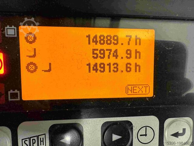 Electric 3-wheel forklift Toyota 8FBE15T - TRIPLEX 4,3 m