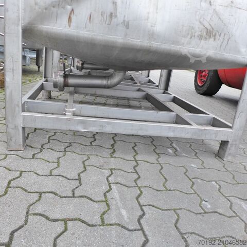 1000 Liter Container für Lebensmittel aus V2A  9002