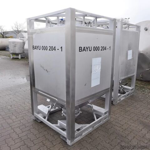 2000 Liter Schüttgutcontainer aus V2A Thielmann (UCON) 8989
