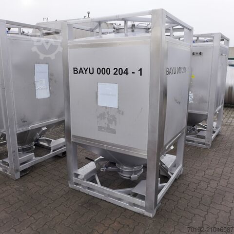 2000 Liter Schüttgutcontainer aus V2A Thielmann (UCON) 8989