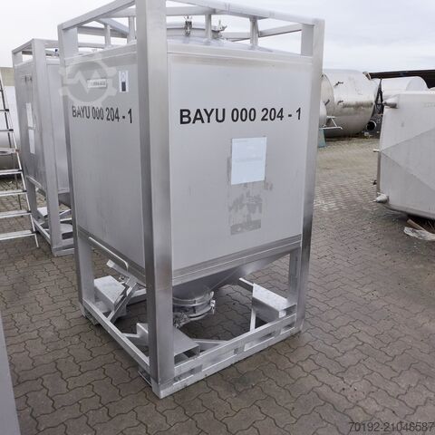 2000 Liter Schüttgutcontainer aus V2A Thielmann (UCON) 8989