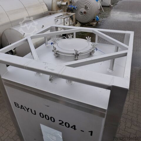 2000 Liter Schüttgutcontainer aus V2A Thielmann (UCON) 8989