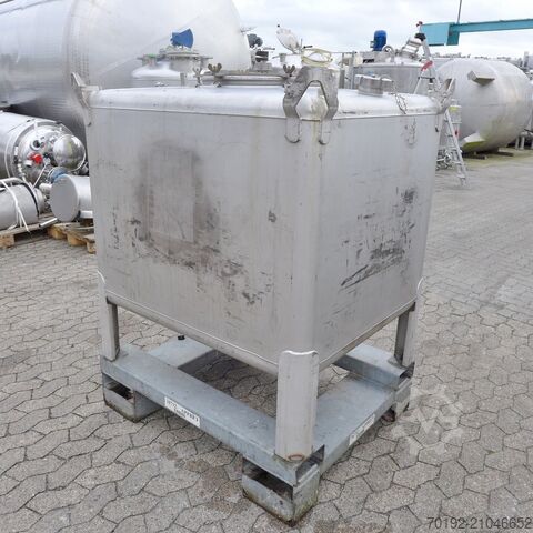 1000 Liter IBC Container aus V2A  8907
