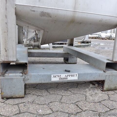 1000 Liter IBC Container aus V2A  8907