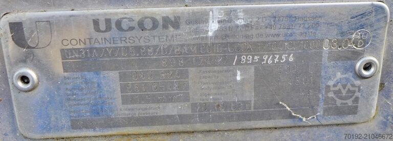 500 Liter IBC Container aus V2A  8876