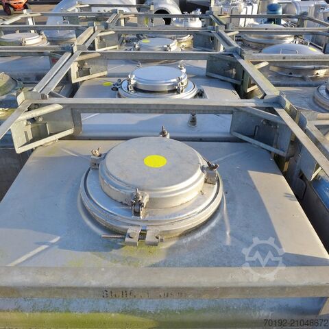 500 Liter IBC Container aus V2A  8876