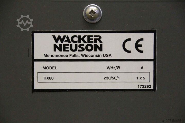 Hallenheizung Wärmetauscher 43,5 kw Wacker Neuson HX60