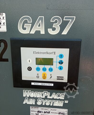 Screw compressor Atlas Copco GA37
