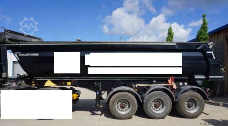 Kipper Auflieger MEILLER KISA 3 Unfallschaden Stahlmulde