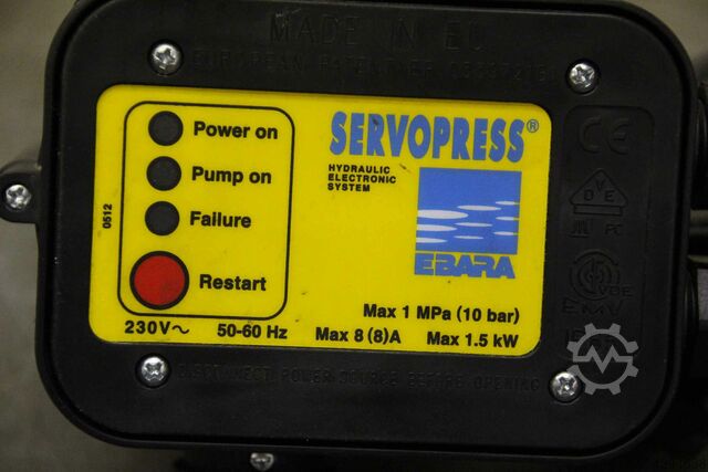 Pump control Ebara Servopress