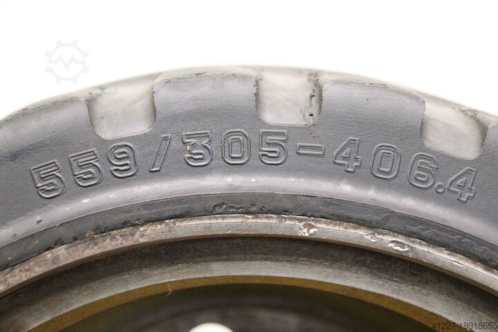 Solid rubber tires Bergougnan 22x12x16