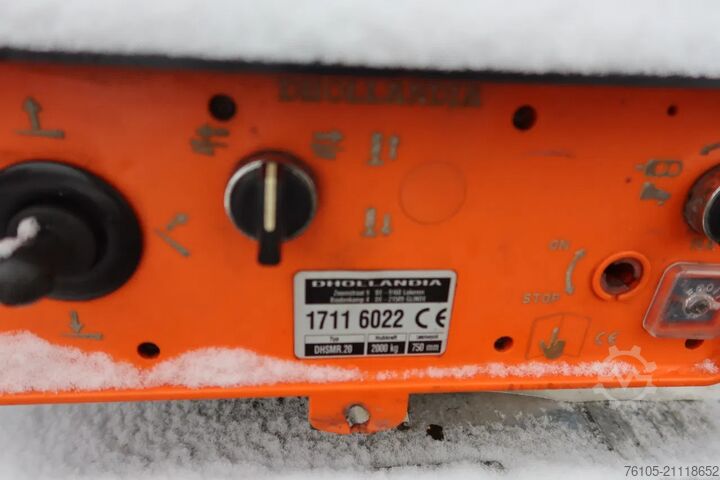 Koffer Krone SD Trailer + Stuuras + Dhollandia laadklep 2000...