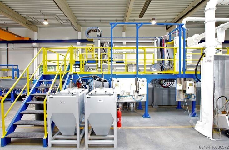 Powder coating + heating furnaces WAGNER SUPERTECH Spraybooth Type 16.000