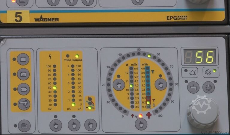 Powder coating + heating furnaces WAGNER SUPERTECH Spraybooth Type 16.000