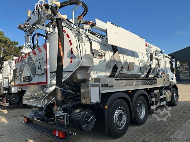 Vacuum tank truck MERCEDES-BENZ MB ACTROS 2546 6x2/ Kroll ADR Sauger, K 1,0 - 13