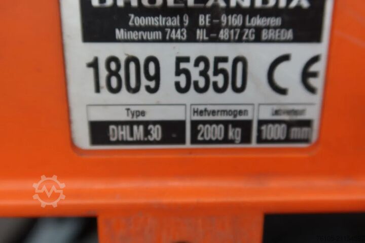 Koffer Volvo FE Bak+Klep Dhollandia 2.000 kg 4x2. New tacho...