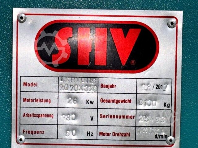 Blechbiegemaschine mit 4 Walzen SAHINLER SHV 4R OHS 2070 x 320