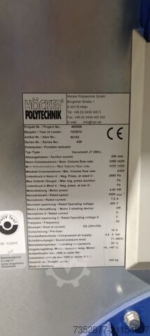 Mobile Absauganlage Höcker Polytechnik Vacumobil 200