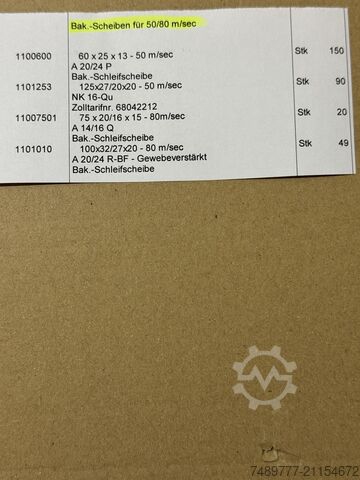 Schleifscheiben / Schleifstifte Diverse 