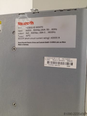 SERCOS interface HCS02 REXROTH REXROTH HCS02.1E-W0070-A-03-NNNN