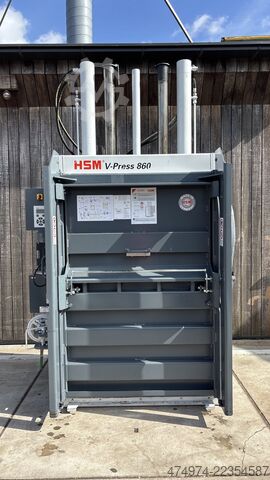 Bale press, waste compactor, waste processing HSM V-Press 860