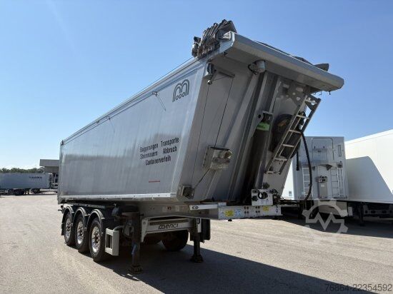 Tipper semitrailer MENCI MENCI KASTENMULDE SL740R,  GETREIDESCHIEBER, LIFTACHSE