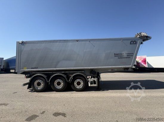Tipper semitrailer MENCI MENCI KASTENMULDE SL740R,  GETREIDESCHIEBER, LIFTACHSE