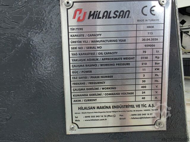 Punching/shearing machine Hilalsan HKM115