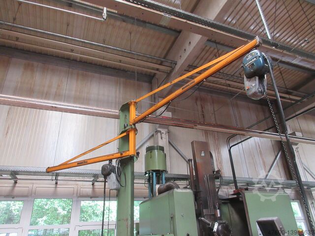 Saeulenschwenkkran Schwenkkran Kettenzug Demag Kran Drehkran Hallenkran 2x 250KG KBK 250Kg 0,25t L 2+3m H4,2m