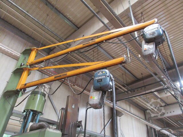 Saeulenschwenkkran Schwenkkran Kettenzug Demag Kran Drehkran Hallenkran 2x 250KG KBK 250Kg 0,25t L 2+3m H4,2m