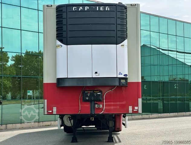 Reefer semitrailer SAMRO 3-AS STUURAS 3 TONS ACHTERSLUITKLEP