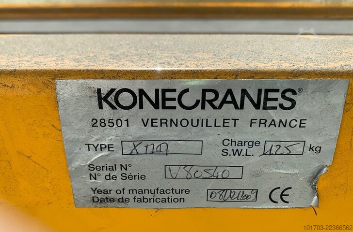 Säulengebundener Kran Konecranes Capacité : 125 KG