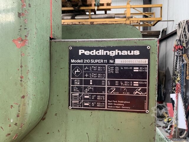 Shearing/Punching Machine Peddinghaus 210 Super 11